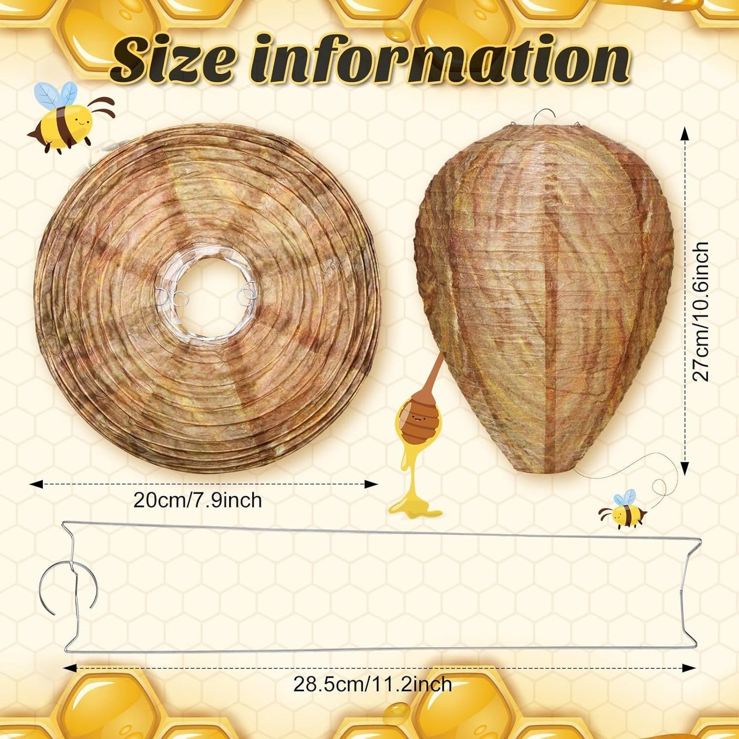 🔥Hot Sale 49% OFF🐝Natural Wasp Deterrent Hive🎁BUY MORE FREE MORE