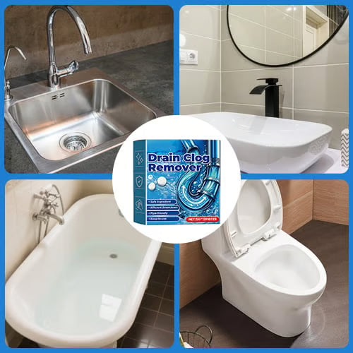 🔥LAST DAY 50% OFF -Quick-Dissolving Drain Clog Remover