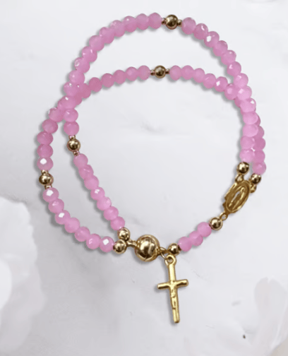 🔥✝️Handcrafted rosary bracelets📿