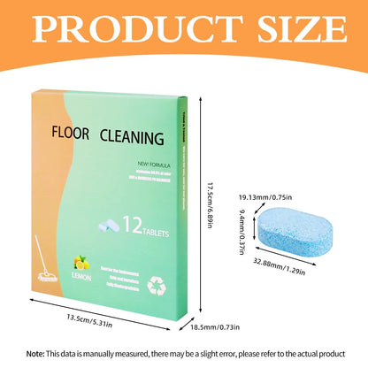 Premium Lemon Floor Cleaning Tablets