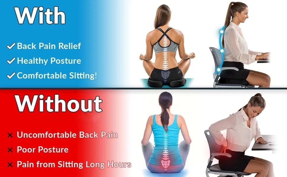 🎁Ergonomic Memory Foam Seat Cushion