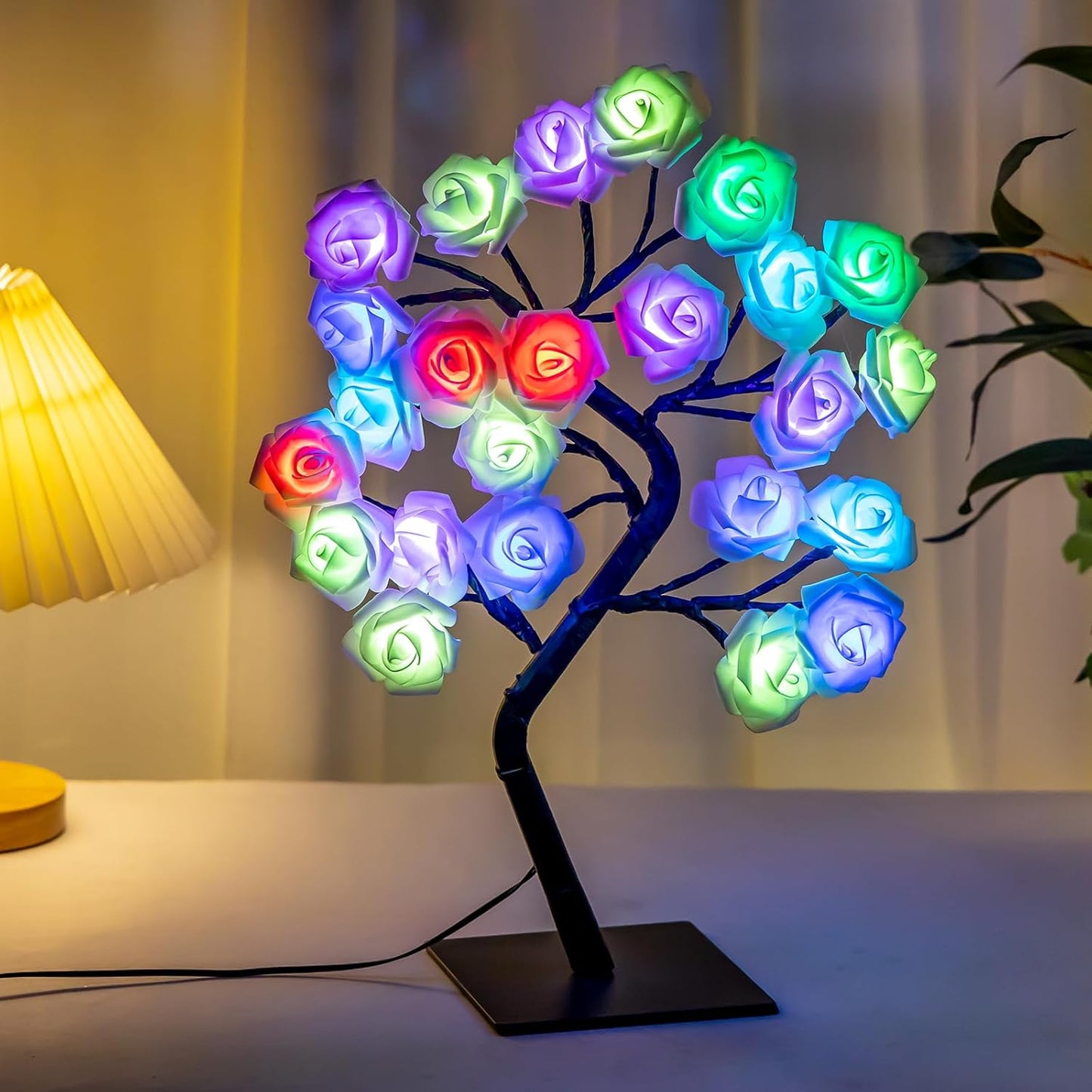 💖🎁2026 Mother's Day Gifts 50% Off-18 Colors Rose Tree Lamp