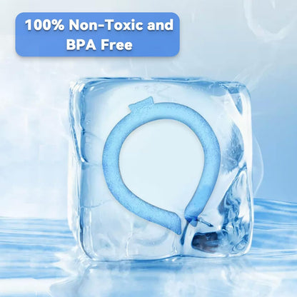 🔥LAST DAY 50% OFF - 🧊Reusable Cooling Neck Ring – Long-Lasting Sweat-Free Relief❄️