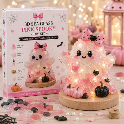 🔥😍 Last Day 49% OFF – 🎃 Beginner-Friendly DIY Lighted Sea Glass Halloween Character Kit Collection | Complete Kit with Sea Glass Pieces, LED Lights & Step-by-Step Guide Included 💕