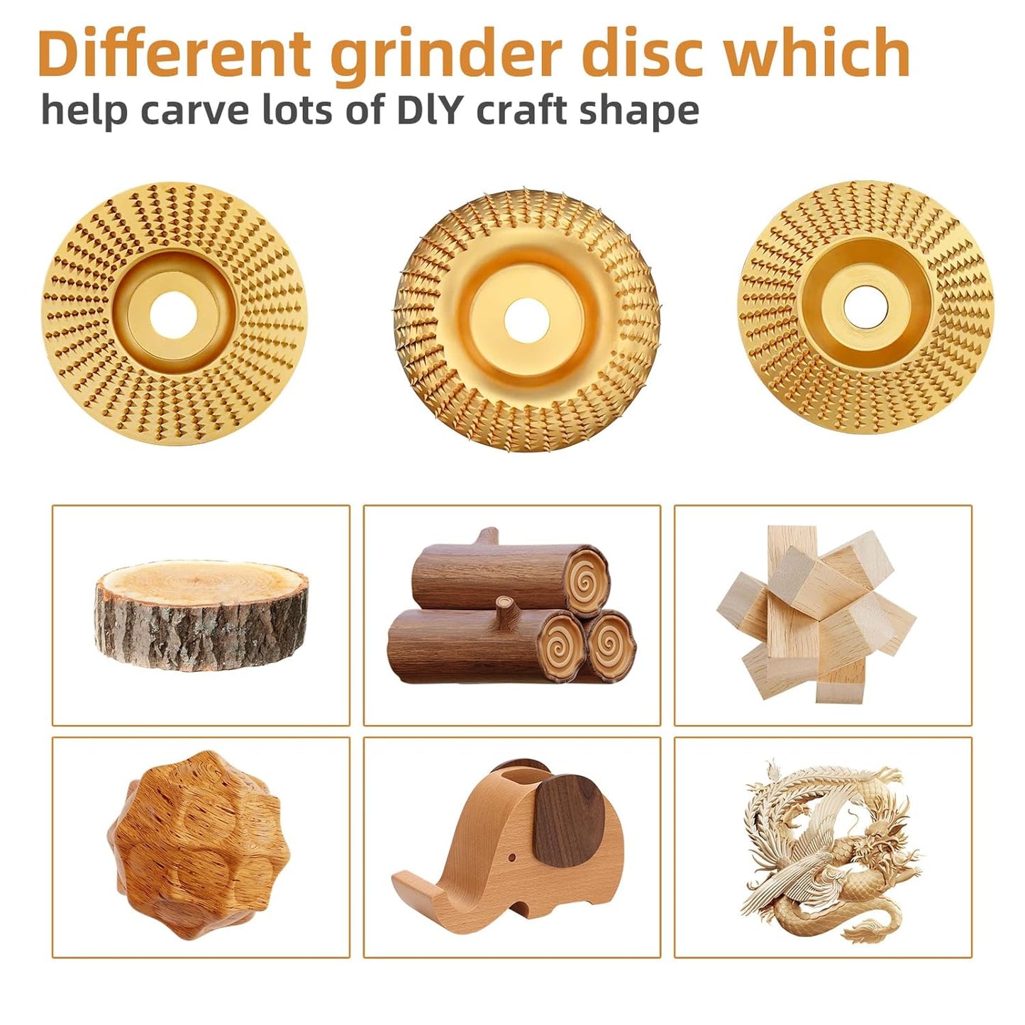 🛠️Last Day 70% OFF🔥3PCS Wood Carving Disc Set