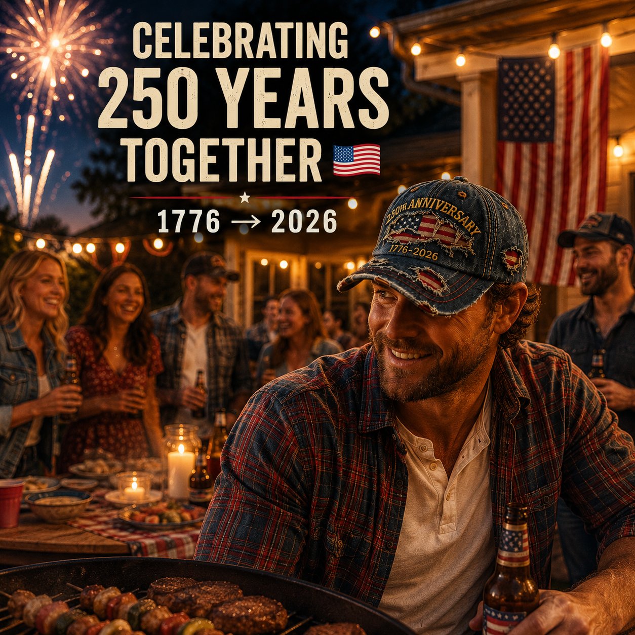 🦅250th Anniversary Baseball Cap