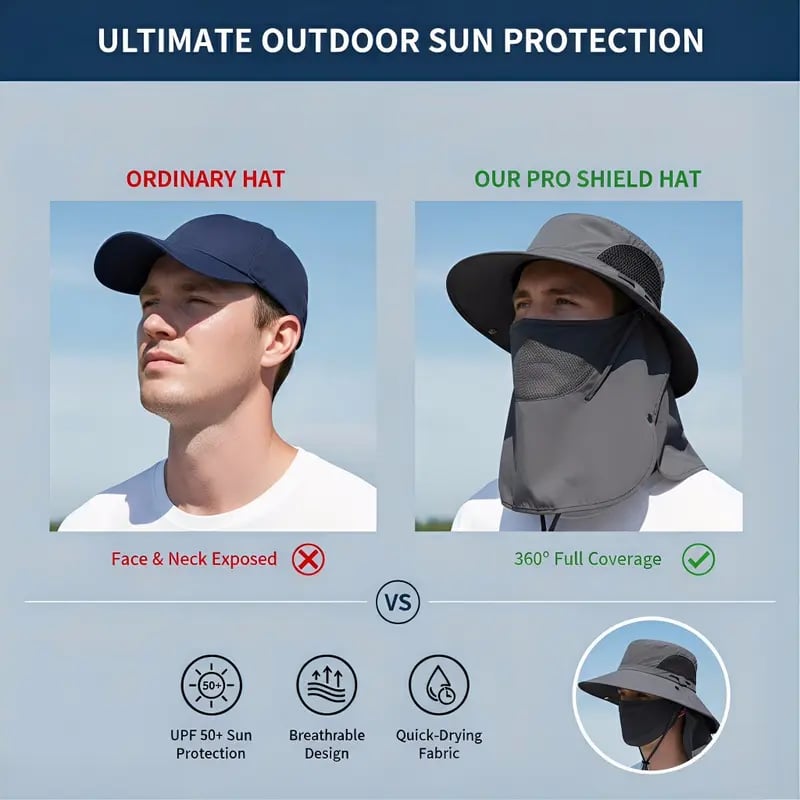 🔥 Limited-Time Deal – UV Protection Outdoor Fisherman’s Hat 🌞