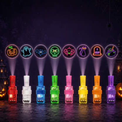 Halloween Pattern Finger Projector Lights - image-6a96e7201ea875f9a705f364