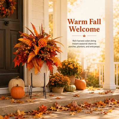 💥Hot Sale 50% Off 🍂 Autumn Harvest Floral Garden Stake Arrangement - image-6aa40fe8a2fe01751370fcc3
