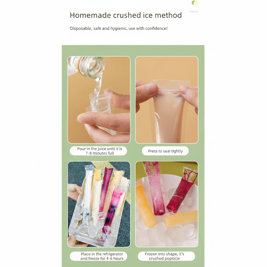 Homemade crushed ice method - step by step guide