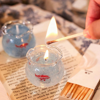 🔥LAST DAY 49% OFF🔥 - Tranquil Ocean Collection  Scented Bubble Fish Tank Candle🐟️