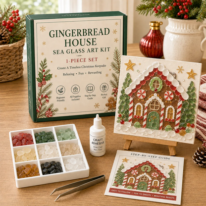 🔥 LAST DAY 49% OFF 🎄 Christmas Sea Glass Art Kit