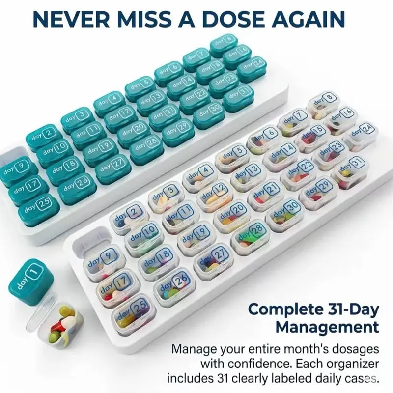 🔥LAST DAY 50% OFF🔥31-Day Detachable Monthly Pill Organizer