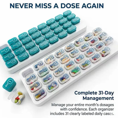 🔥LAST DAY 50% OFF🔥31-Day Detachable Monthly Pill Organizer