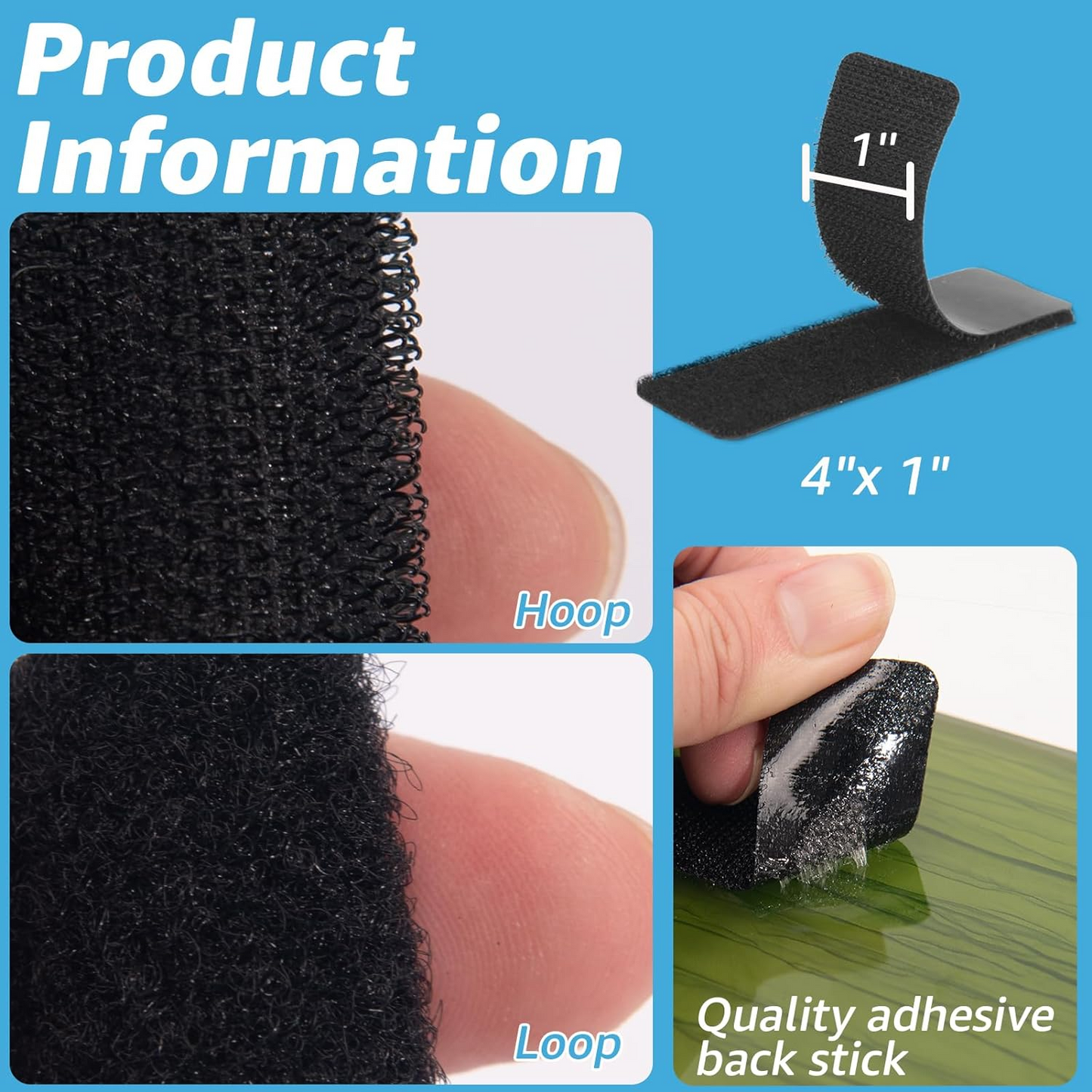 🎁Last Day 70% OFF🔥 Hook and Loop Tape Sticky Back Double