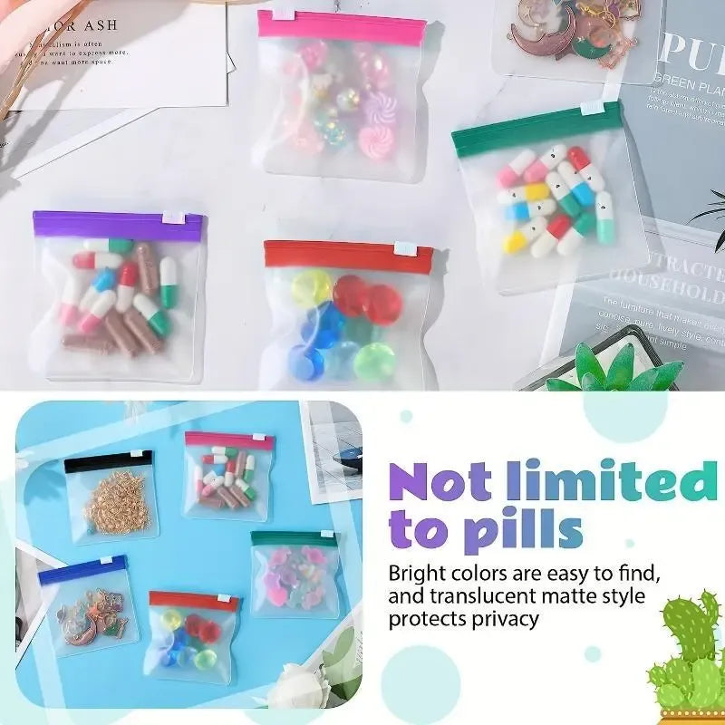 🔥LAST DAY 50% OFF💊Clear Zipper Pill Storage Bag