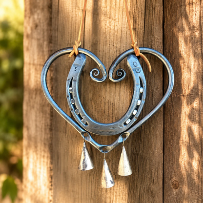 ⚡Hot Sales 49% OFF🔥The Horseshoe Heart Wind Chime ❤🐎