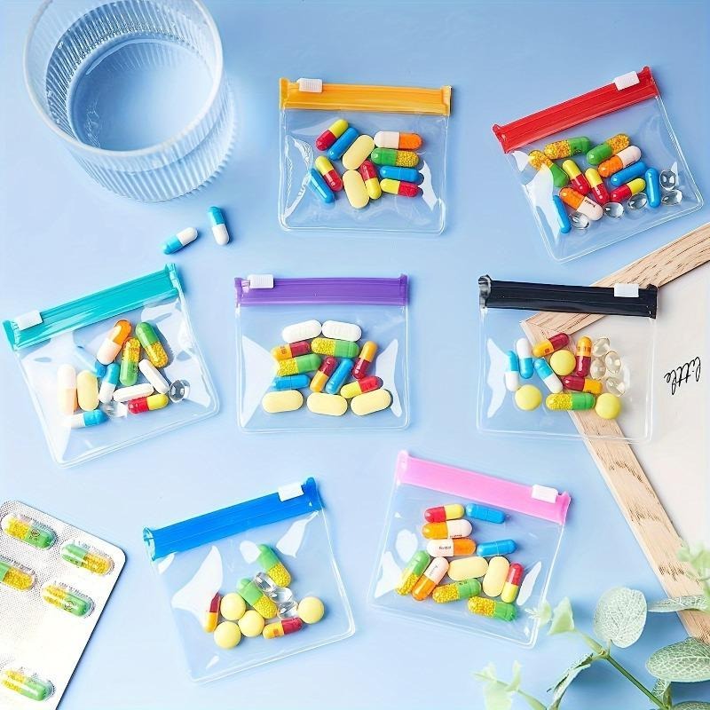 🔥LAST DAY 50% OFF💊Clear Zipper Pill Storage Bag