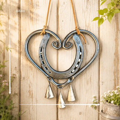 ⚡Hot Sales 49% OFF🔥The Horseshoe Heart Wind Chime ❤🐎