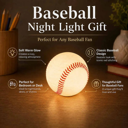 ⚾Last Day 60% OFF - Baseball Night Light Gift