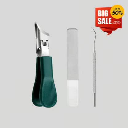 🎁Last Day 50% OFF 🔥Premium 3-Piece Eagle Beak Nail Clipper Set