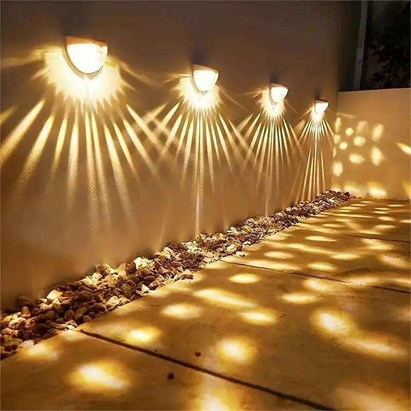 🔥Solar Wall Light for Fence, Garden & Stairs