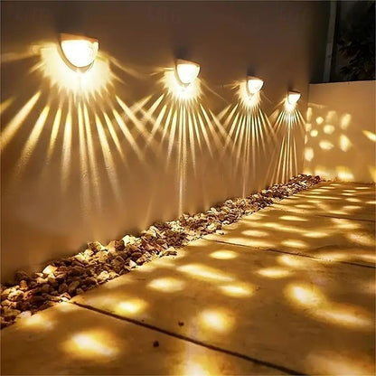 🔥Solar Wall Light for Fence, Garden & Stairs