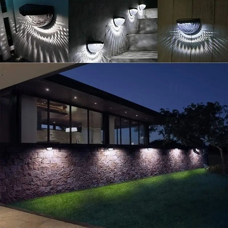 🔥Solar Wall Light for Fence, Garden & Stairs