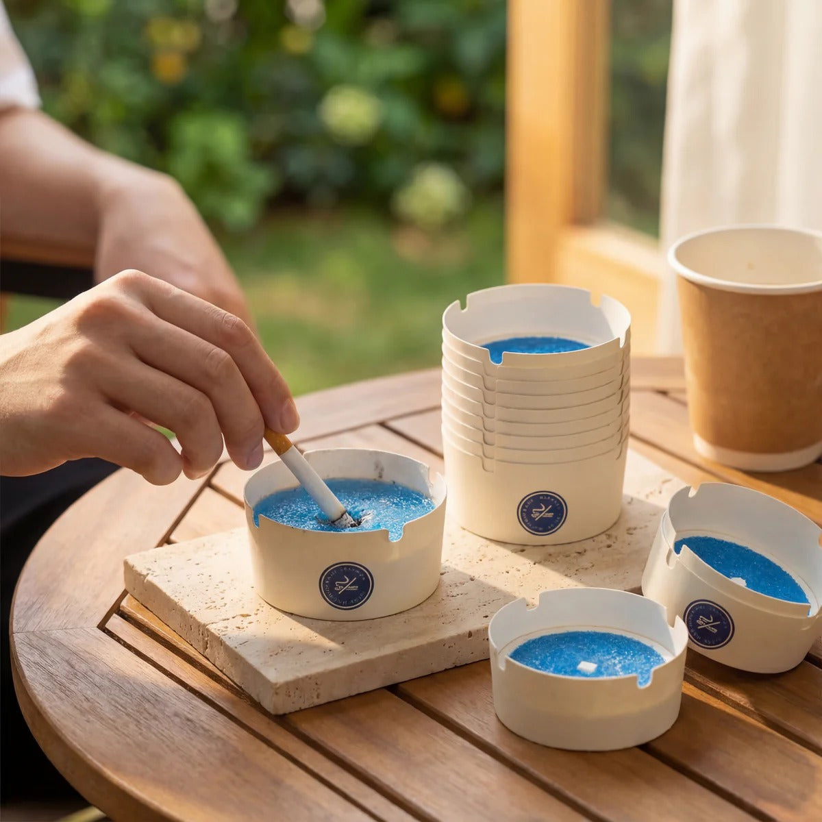 🔥Last Day 70% OFF 🔥Disposable Ashtrays with Ash Absorbing Gel
