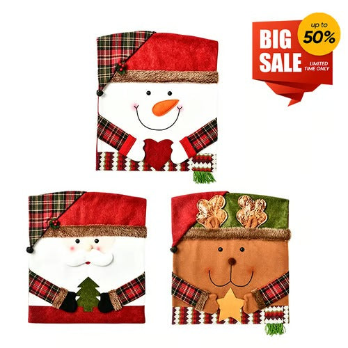 ✨Last Day 49% OFF✨Christmas Decoration Cartoon Chair Cover