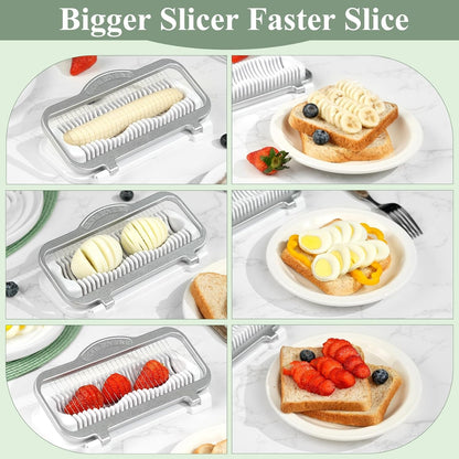 🔥LAST DAY 50% OFF-Egg Slicer for Hard Boiled Eggs Banana Slicer✅