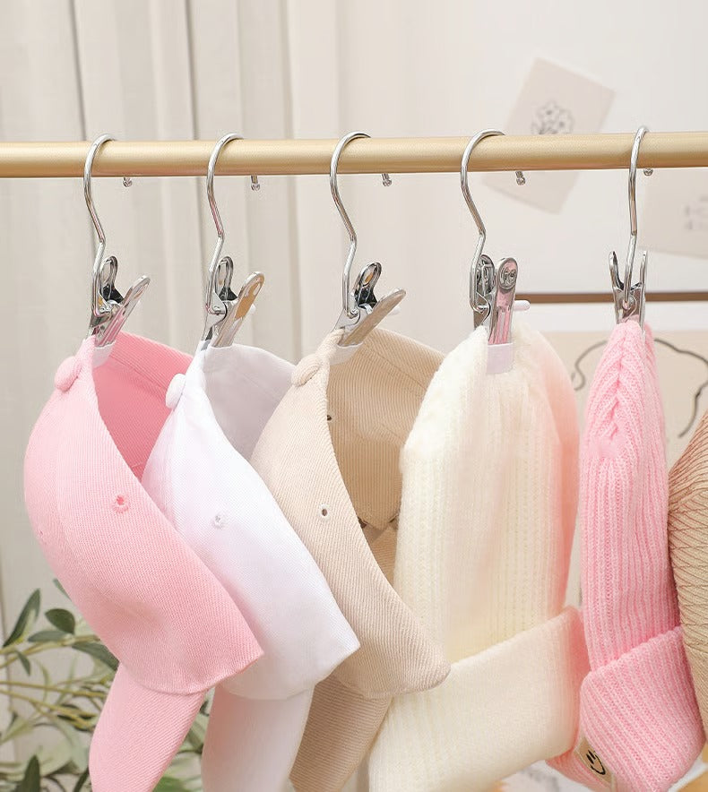 Space-Saving Clothes and Hat Storage Hook