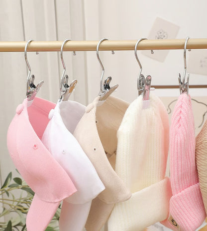 Space-Saving Clothes and Hat Storage Hook