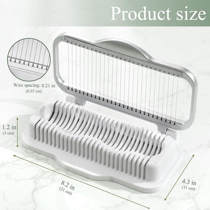 🔥LAST DAY 50% OFF-Egg Slicer for Hard Boiled Eggs Banana Slicer✅