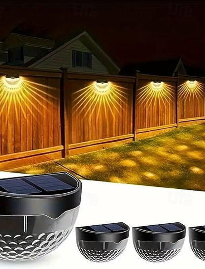 🔥Solar Wall Light for Fence, Garden & Stairs