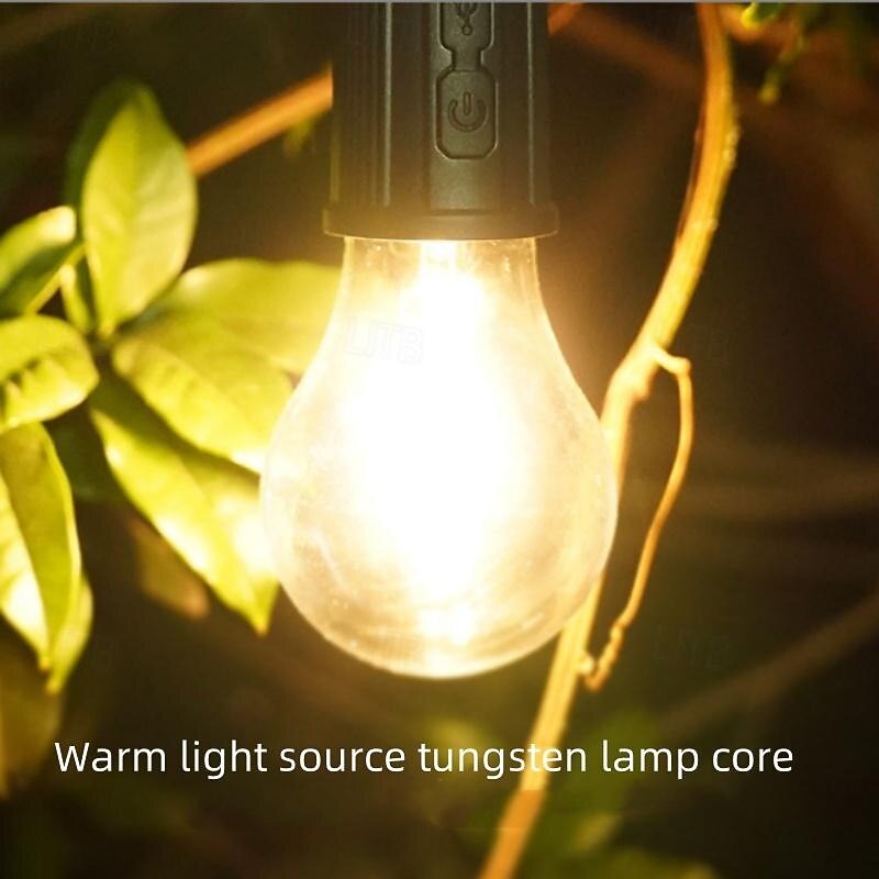🔥Solar-powered tent  bulb portable LED camping light