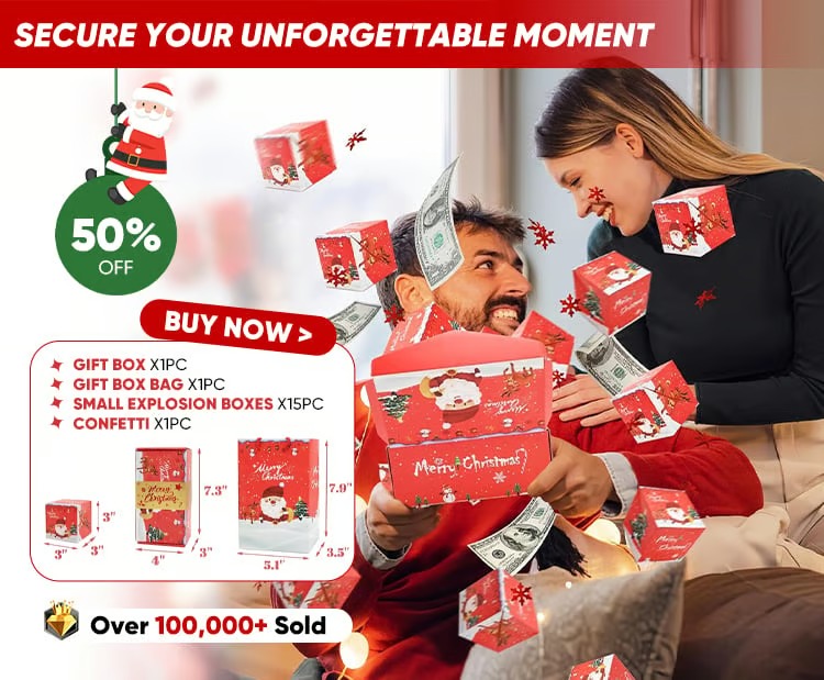 🔥50% Off Last Day🎁Christmas Surprise Explosion Bouncing Gift Box