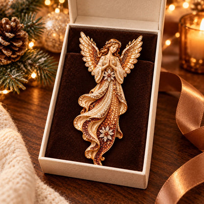 🕊️✨Vintage Praying Angel Enamel Brooch 🕊️✨