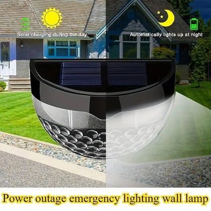 🔥Solar Wall Light for Fence, Garden & Stairs