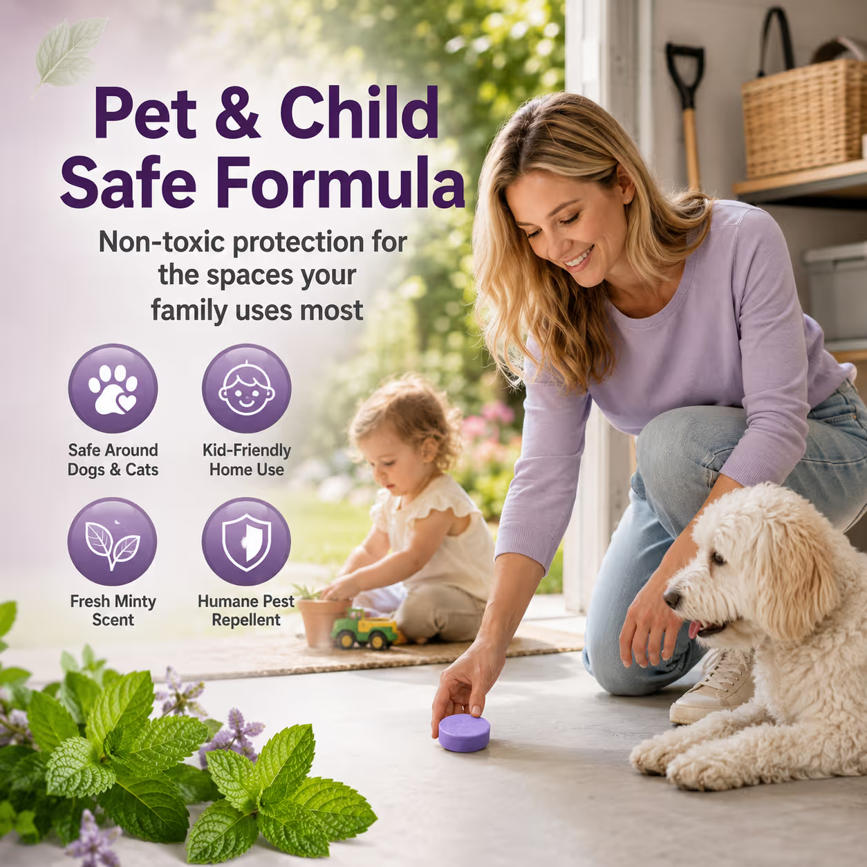 ✅ 10,000+ Happy Customers 🐭 All-Natural Peppermint & Cinnamon Pest & Rodent Repellent Pucks 🕷️🐍