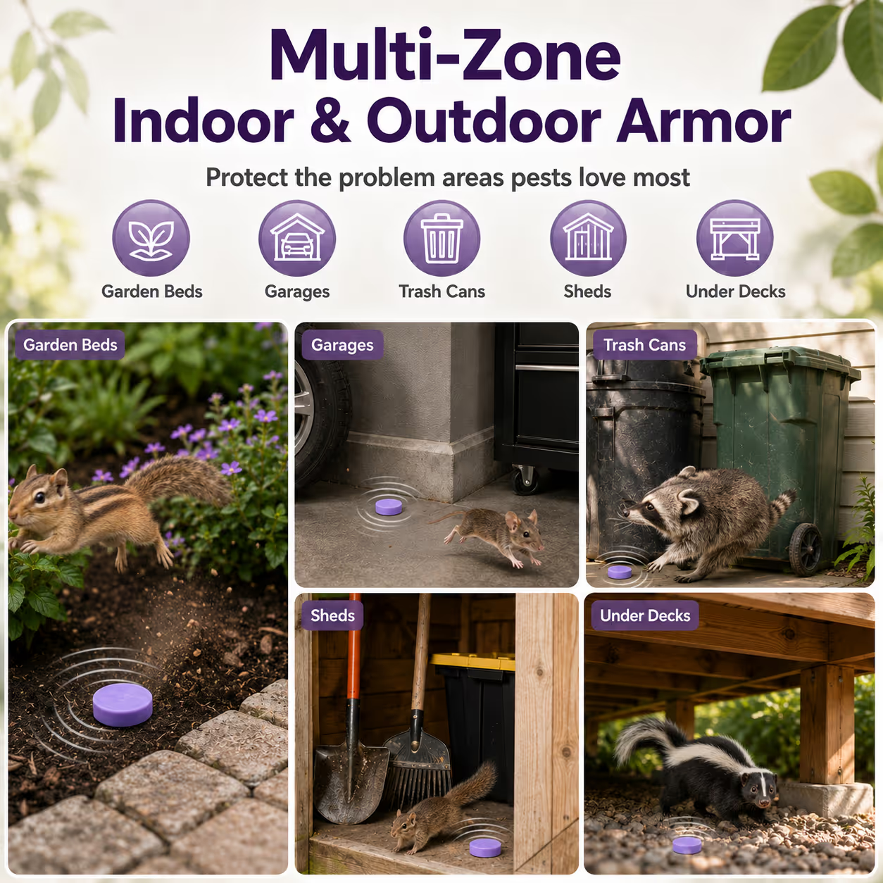✅ 10,000+ Happy Customers 🐭 All-Natural Peppermint & Cinnamon Pest & Rodent Repellent Pucks 🕷️🐍