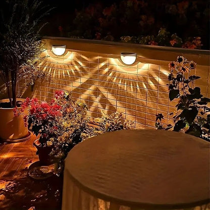 🔥Solar Wall Light for Fence, Garden & Stairs