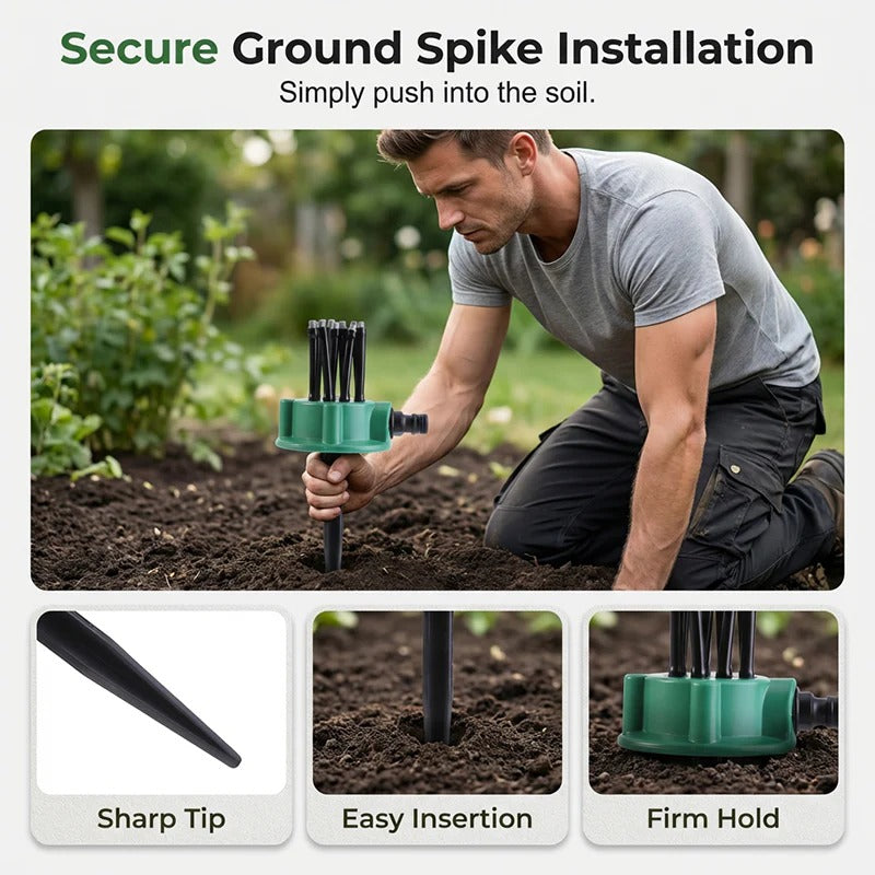 🔥Last Day 50% OFF🔥360° Coverage Precision Garden Irrigation Sprinkler
