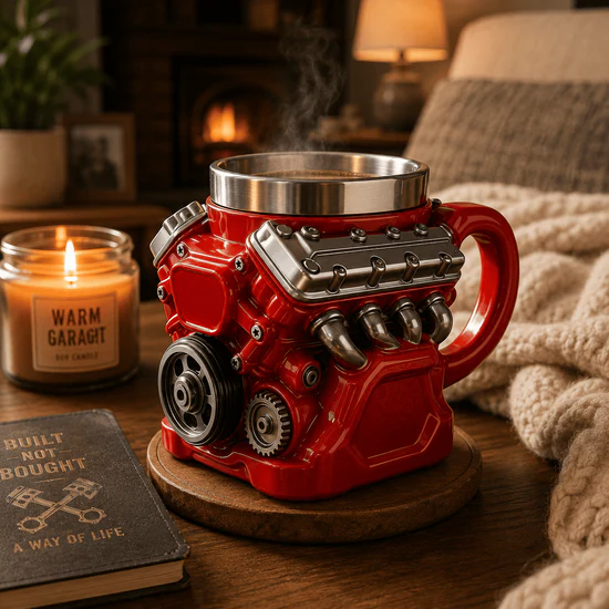Red 6 Engine Mug