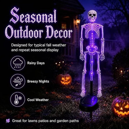 ✨Last Day 49% OFF✨💀 Solar Skeleton Ground Stake Lights