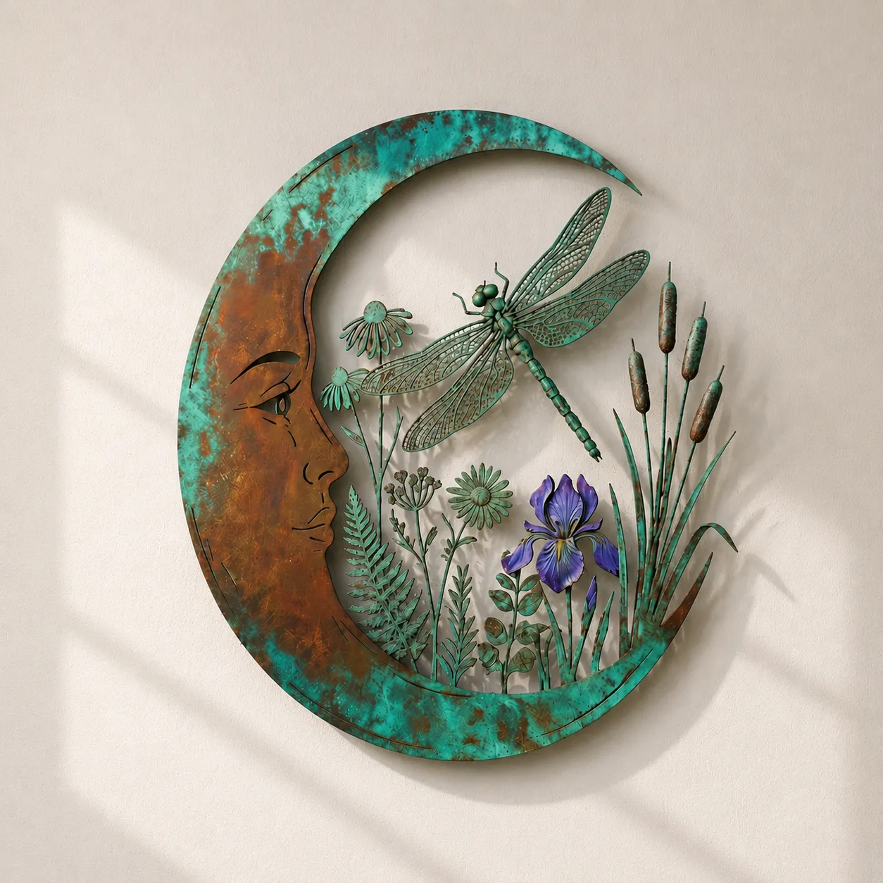 🔥Last Day 50% OFF✨🌜️Crescent Moon Bee Wall Decor🐝