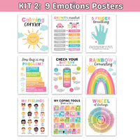 Kit 2 : 9 Emotions Posters