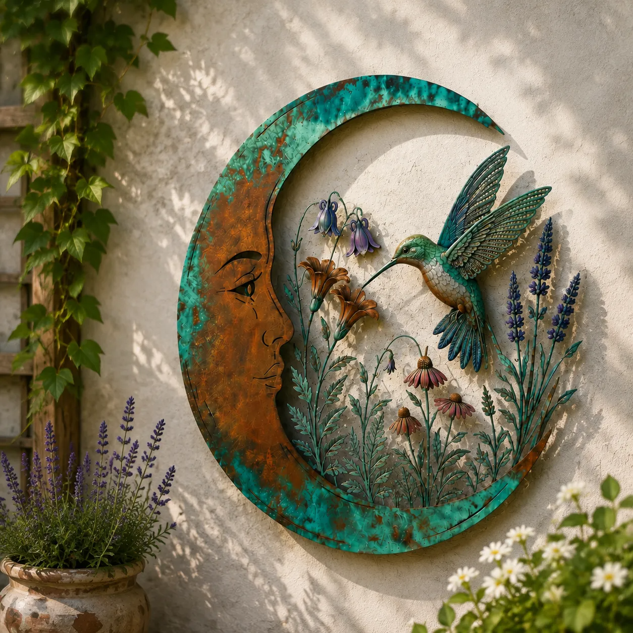 🔥Last Day 50% OFF✨🌜️Crescent Moon Bee Wall Decor🐝