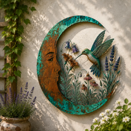 🔥Last Day 50% OFF✨🌜️Crescent Moon Bee Wall Decor🐝