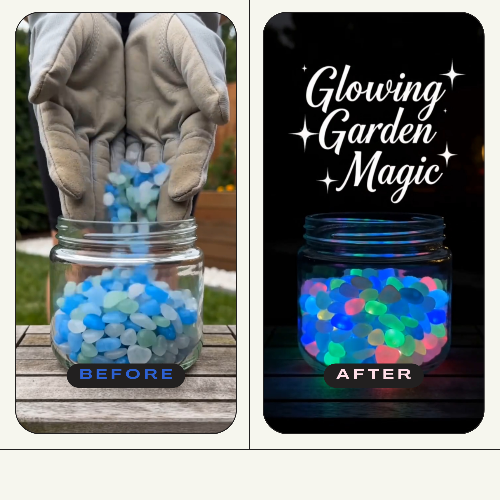 💥LAST DAY SALE 70%OFF💥🌈Colorful Glow-in-the-Dark Garden Stones